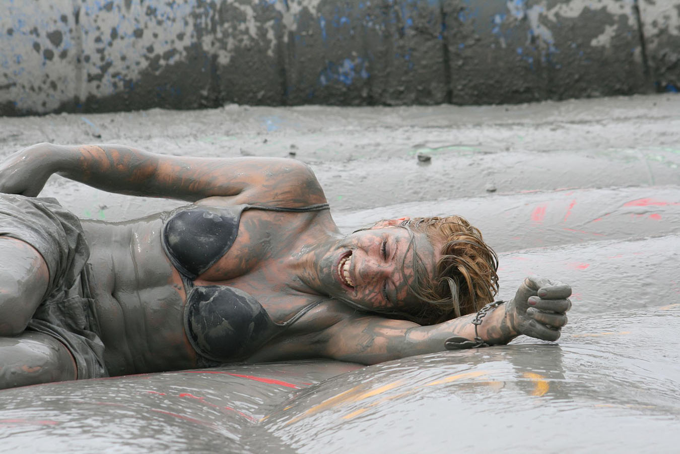 Bratislava Bikini Mud Wrestling